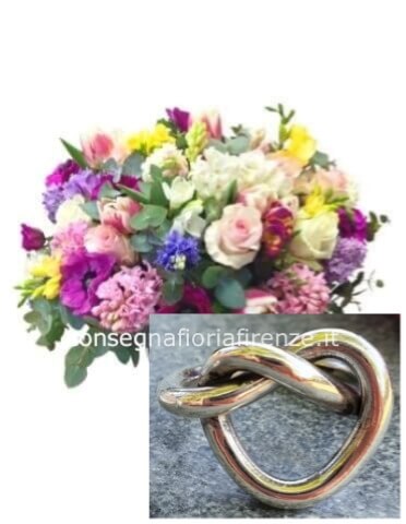 Bouquet di fiori misti + anello
